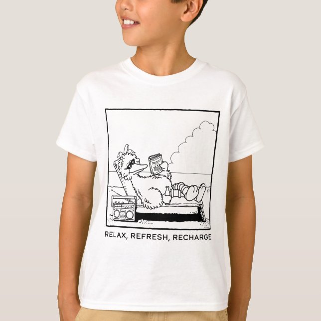 Camiseta Barrio Sésamo | Recarga de Refrescamiento de Refre (Anverso)