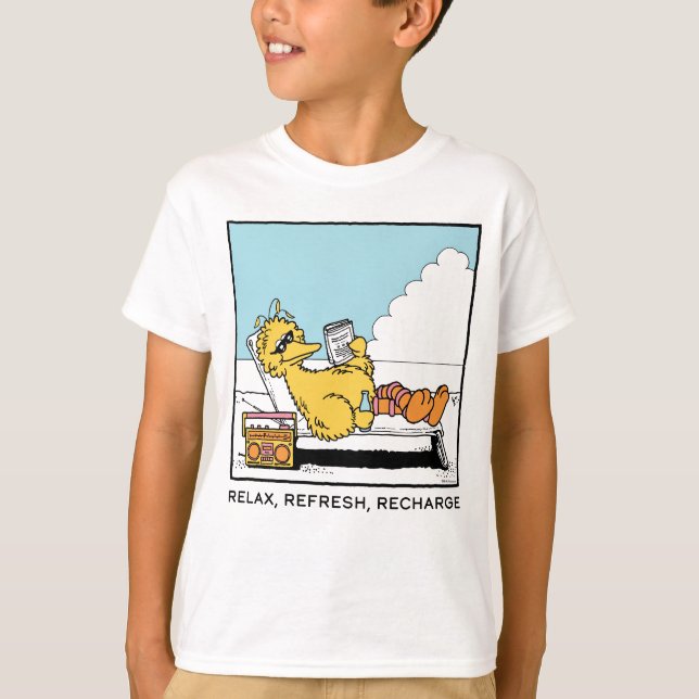 Camiseta Barrio Sésamo | Recarga de Refrescamiento de Refre (Anverso)