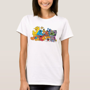 Camiseta Barrio Sésamo Retrato de grupo Sesame Pals