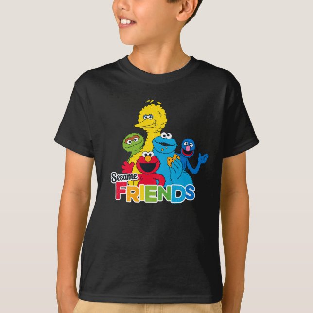 Camiseta Barrio Sésamo | Sesame Friends (Anverso)