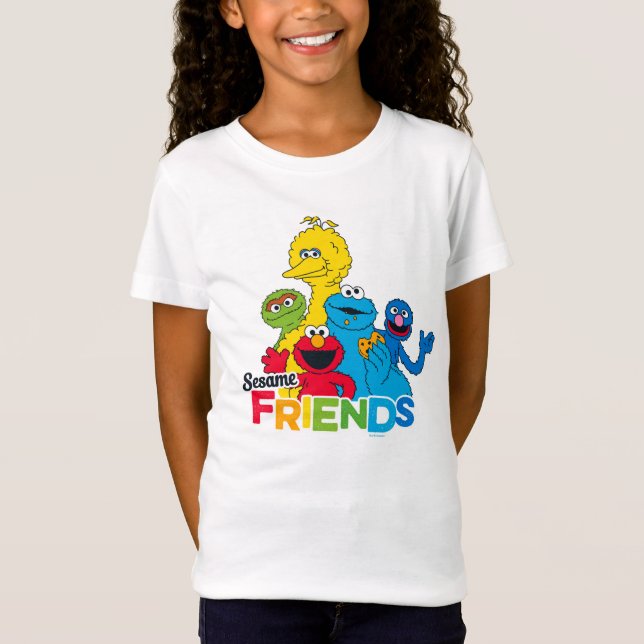 Camiseta Barrio Sésamo | Sesame Friends (Anverso)