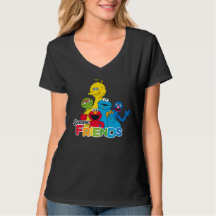 Camiseta Barrio Sésamo Sesame Friends