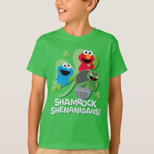 Camiseta Barrio Sésamo   ¡Shamrock Shenanigans!