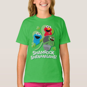 Camiseta Barrio Sésamo   ¡Shamrock Shenanigans!
