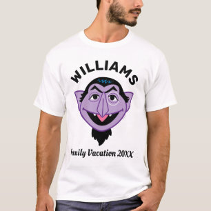 Camiseta Barrio Sésamo   Vacaciones familiares de Count von