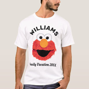 Camiseta Barrio Sésamo   Vacaciones familiares de Elmo