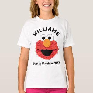 Camiseta Barrio Sésamo   Vacaciones familiares de Elmo