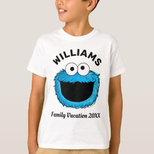 Camiseta Barrio Sésamo   Vacaciones familiares de Monstruo 
