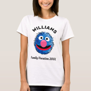 Camiseta Barrio Sésamo   Vacaciones familiares en Grover