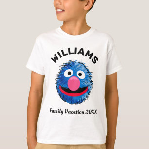 Camiseta Barrio Sésamo   Vacaciones familiares en Grover