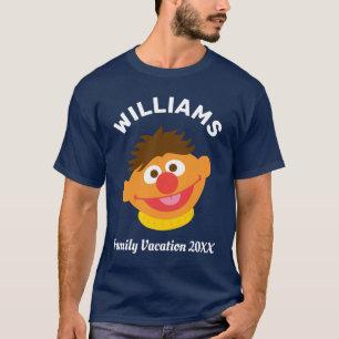 Camiseta Barrio Sésamo   Vacaciones familiares Ernie