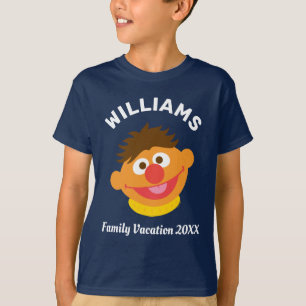 Camiseta Barrio Sésamo   Vacaciones familiares Ernie