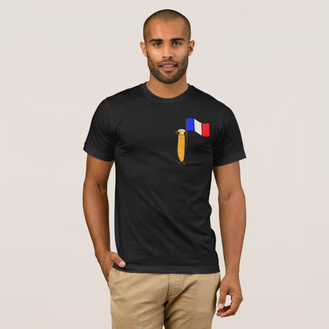Camiseta Barrita Francesa Divertida (Anverso completo)