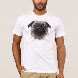 Camiseta Barro amasado que revienta hacia fuera