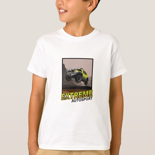 Camiseta Barro de salto Jeep Car (Anverso)