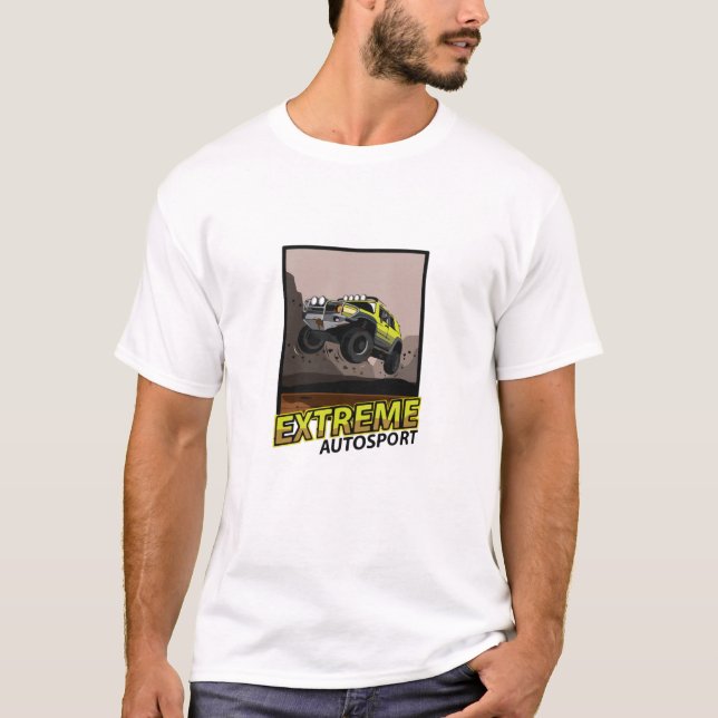 Camiseta Barro de salto Jeep Car (Anverso)