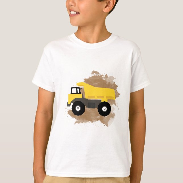 Camiseta Barro del vehículo de construcción (Anverso)