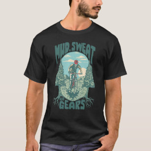 Camiseta Barro Sweat & Gears Skeleton Mountain Biker Sweet 