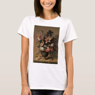 Camiseta Barroco Vintage, Bodegón Floral Flores en Jarrón