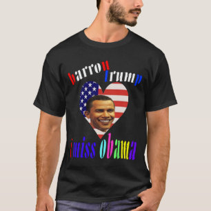 Camiseta barron trump i miss obama