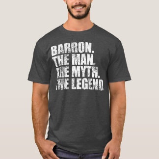Camiseta BarronBarron Apellido Barron Apellido Barron S