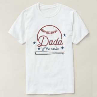 Camiseta BARRY Dada del cumpleaños rookie de béisbol