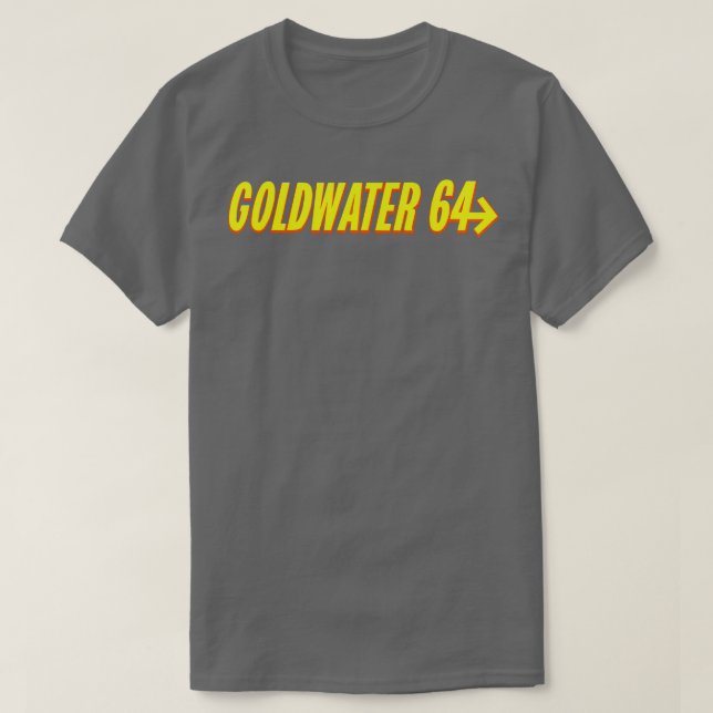 Camiseta Barry Goldwater para presidente en 1964 (Diseño del anverso)