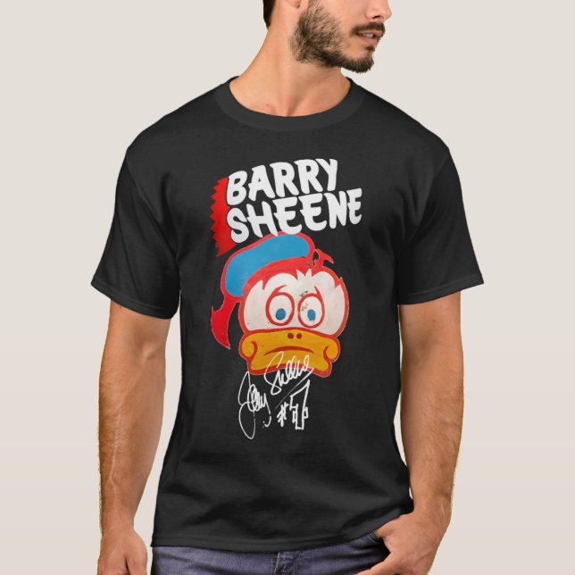 Camiseta Barry Sheene Duck Helmet Design T-Shirt Barry Shee (Anverso)