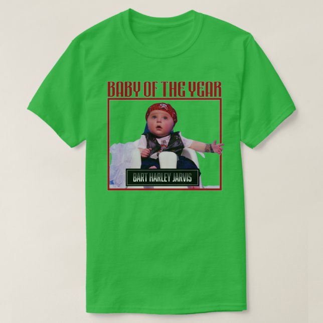 Camiseta Bart Harley Jarvis Baby del año (Diseño del anverso)