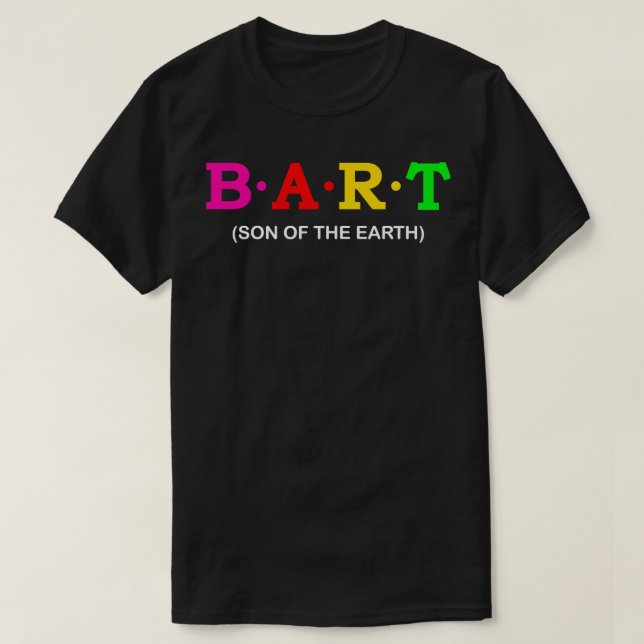 Camiseta Bart hijo de la tierra (Diseño del anverso)