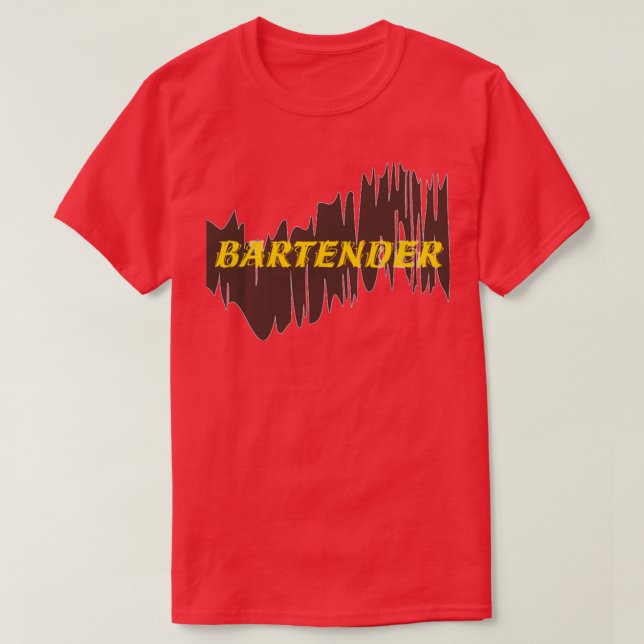 Camiseta Bartender (Diseño del anverso)