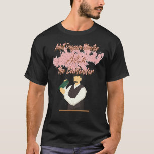 Camiseta Bartender Adulto Diurna Directora Funny Humor Grap