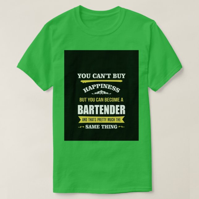 Camiseta BARTENDER Apron (Diseño del anverso)