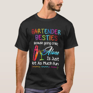 Camiseta Bartender - Bestias de barman por estar loco 