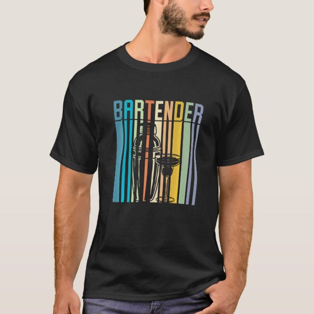 Camiseta Bartender Cocktail (Anverso)