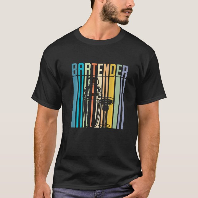 Camiseta Bartender Cocktail (Anverso)