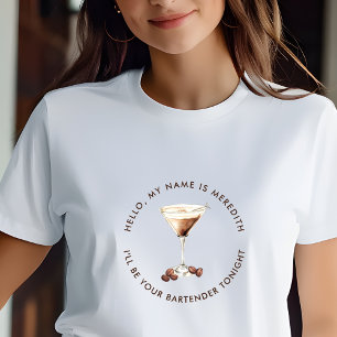 Camiseta Bartender Espresso Martini Cocktail