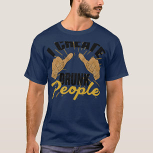 Camiseta Bartender Fiesta Cocktail Beer Pun