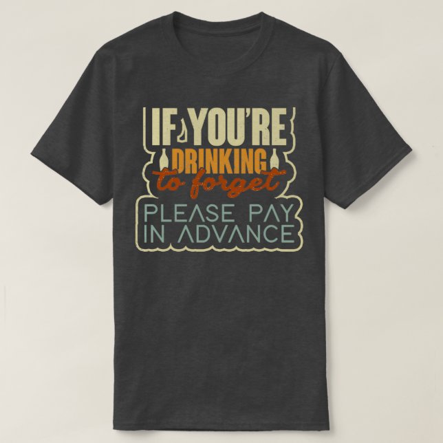 Camiseta Bartender Fiesta Cocktail Fun Pun (Diseño del anverso)