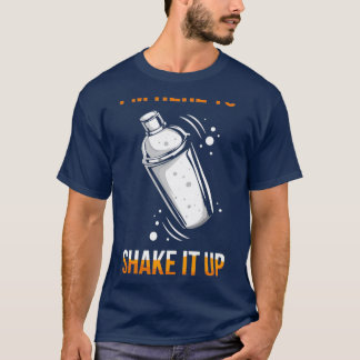 Camiseta Bartender Fiesta Cocktail Shaker Pun 3