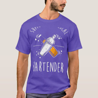 Camiseta Bartender Fiesta Cocktail Shaker Pun 6