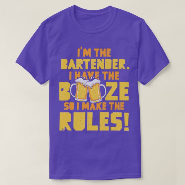Camiseta Bartender Funny 20 (Diseño del anverso)