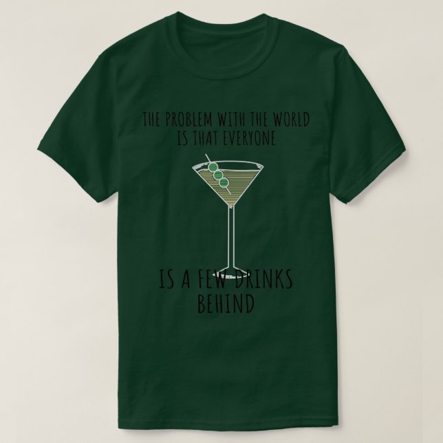 Camiseta Bartender Funny Dice 13 (Diseño del anverso)