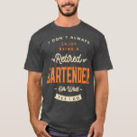 Camiseta Bartender Funny Job Title Profession Birthday Work<br><div class="desc">Bartender Funny Job Title Profession Birthday Worker .Check out our Bartender,  Barista t shirt selection for the very best in unique or custom,  handmade pieces from our clothing shops.</div>