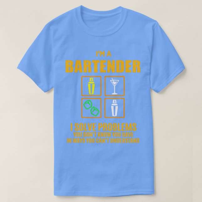 Camiseta BARTENDER httpsgoogljKvZe6 BARTENDER (Diseño del anverso)