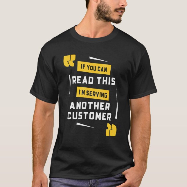 Camiseta Bartender I Am Serving Another Customer  Bartendin (Anverso)