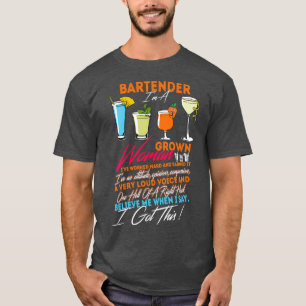 Camiseta Bartender Im A Grove Woman