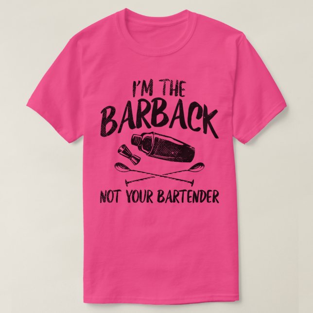 Camiseta Bartender Im El Barback 1 (Diseño del anverso)