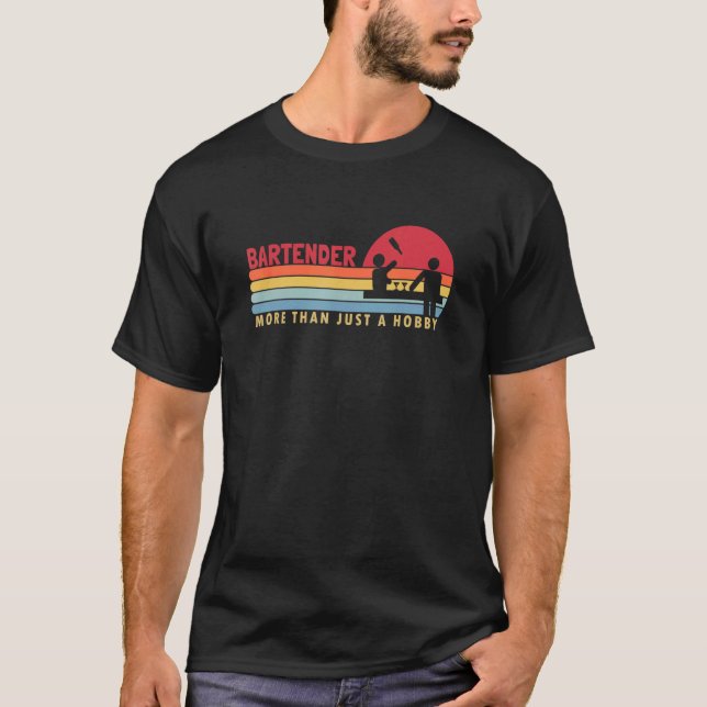 Camiseta Bartender más que un Hobby Bartender Mixólogo B (Anverso)