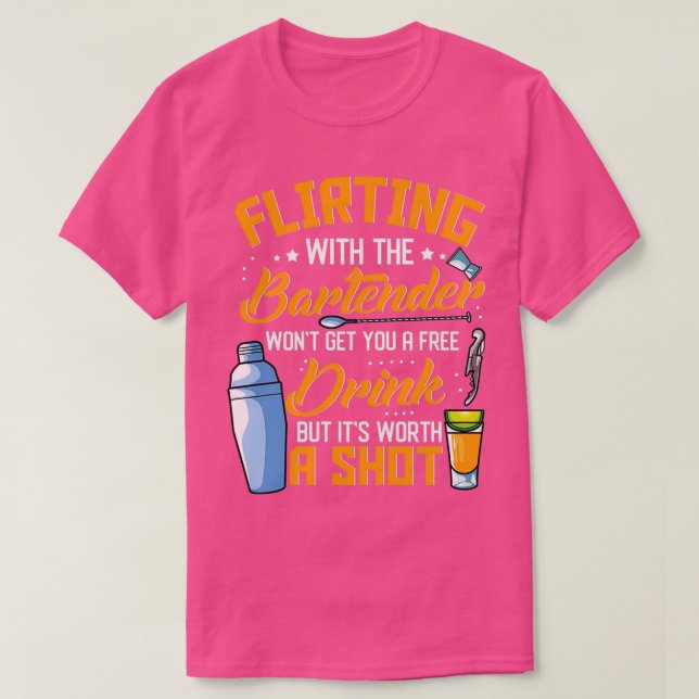 Camiseta Bartender Mixer Bar Mezcología Waiter Regalo 17 (Diseño del anverso)